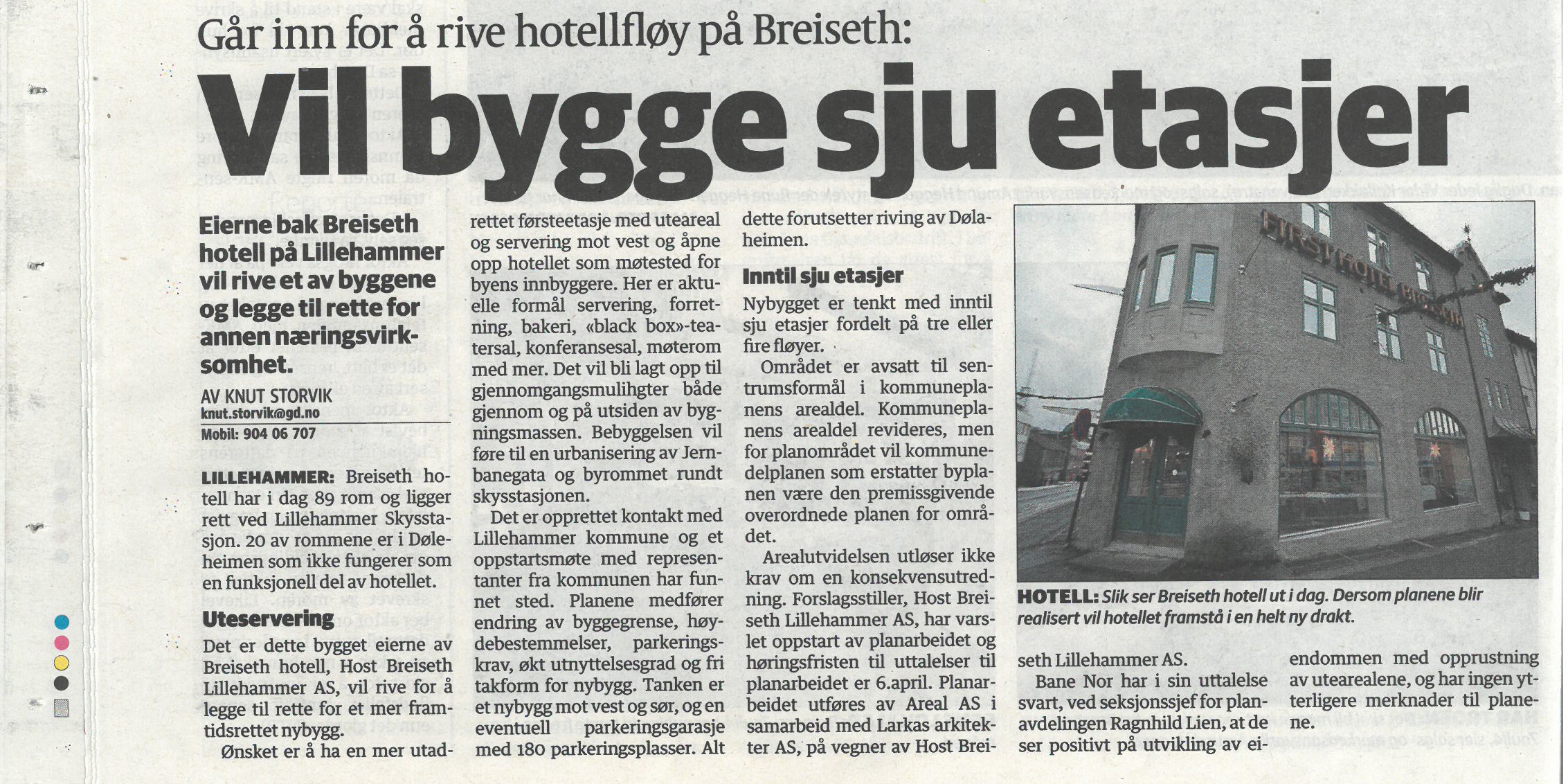 Artikkelen i GD