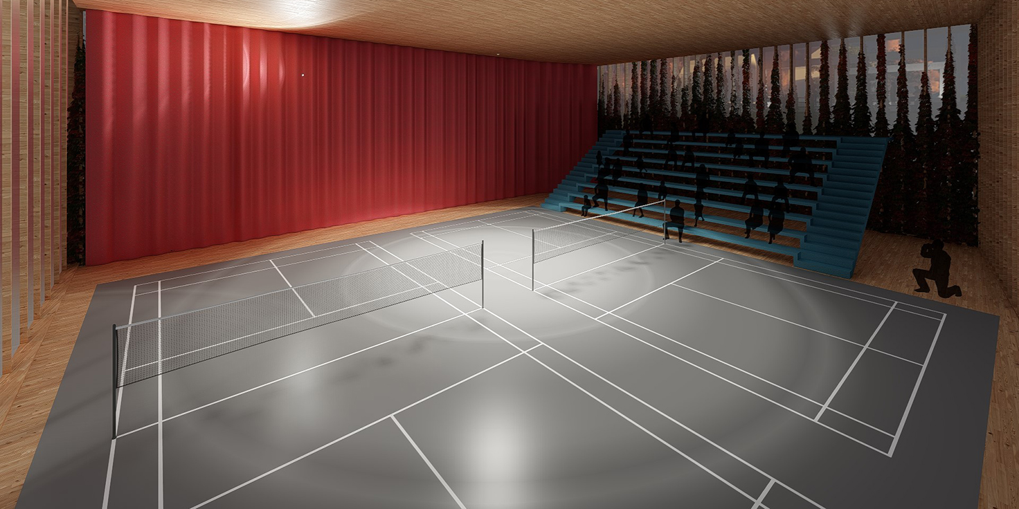 Kan fungere som idrettshall